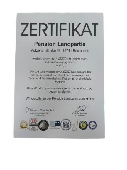Landpartie Leilighet Bestensee Eksteriør bilde